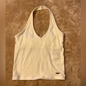 Hollister haulter kneck cropped top